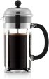 Vianté  Chambord French Press Coffee Maker, 51 Ounce, 1.5 Liter, Chrome Fashion