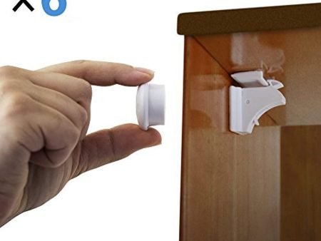 Baby Safety Magnetic Cabinet Locks - Secure Kitchen, Bathroom & Bedroom Cabinets for Kids Protection. Baby Proof Drawers for Child Safety. No Drill Installation by Calm Home Sale