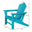 WestinTrends Classic Outdoor Adirondack Chairs with Connecting Plate Set of 3 for Garden Porch Patio Deck Backyard, Weather Resistant Accent Furniture, Blue Online