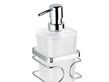 WENKO 20416100 Soap Dispenser Premium Capacity, 3.7 x 6.9 x 3.4 inch, Shiny Sale