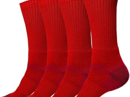 2 Pack of Men s Premium Athletic Sports Team Crew Socks for Football, Basketball and Lacrosse Discount