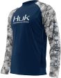 Huk Subphantis Double Header Vented Long Sleeve Shirt For Sale