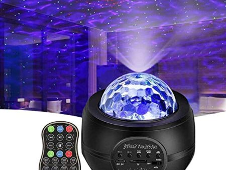 Vinkki Star Night Light Projector,  Nebula Galaxy Projector LED Star Light Ocean Wave Projector with Bluetooth Speaker for Baby Kids Bedroom Party Home Holidays Night Light Ambiance Sale