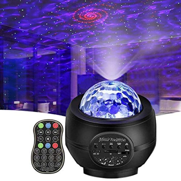 Vinkki Star Night Light Projector,  Nebula Galaxy Projector LED Star Light Ocean Wave Projector with Bluetooth Speaker for Baby Kids Bedroom Party Home Holidays Night Light Ambiance Sale