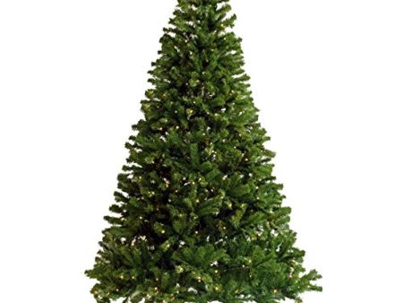 National Tree Company Pre-Lit  Feel Real  Artificial Full Downswept Christmas Tree, Green, Douglas Fir, Dual Color LED Lights, Includes Stand and PowerConnect, 9 feet Fashion