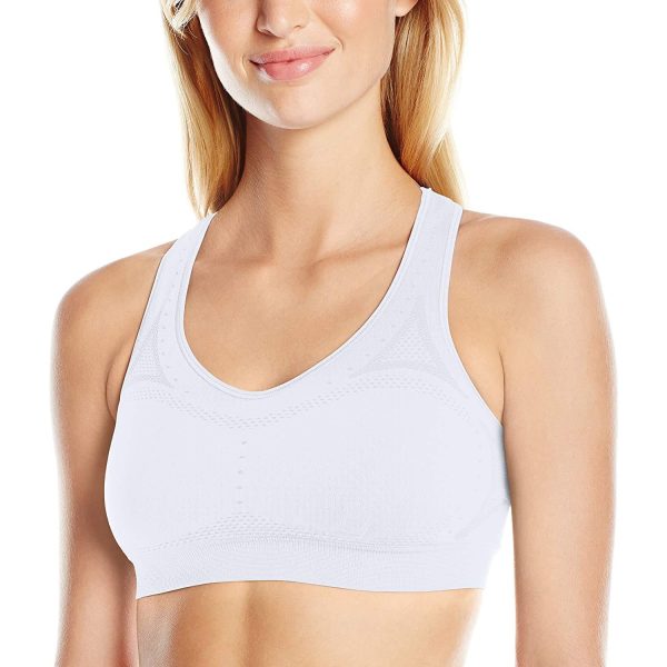 Hanes Sport Women s Seamless Racerback Sports Bra Cheap