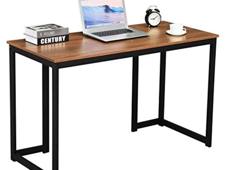 GreenForest Computer Desk 47   Writing Study Gaming Desk Modern Simple Style Laptop Table for Home Office Workstation, Walnut For Sale