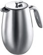 Vianté Columbia Thermal French Press Coffee Maker, Stainless Steel, 34 Ounce, 1 Liter (8 cup) Hot on Sale