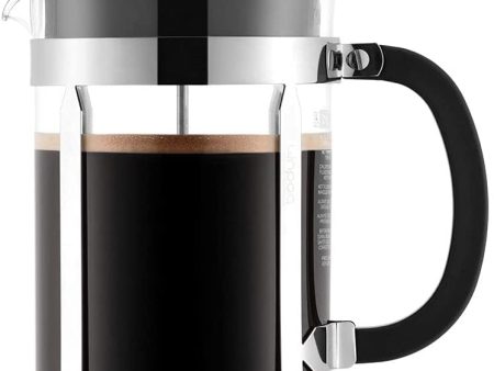 Vianté  Chambord French Press Coffee Maker, 51 Ounce, 1.5 Liter, Chrome Fashion