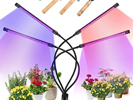 360° Grow Light EZORKAS for Indoor Plants - Gooseneck Red and Blue Spectrum Growing Lamp Strip w  3 Modes 9 Dimmable Brightness 3 9 12 H Timer Online now