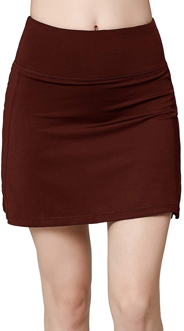 Women s Active Athletic Skirt Sports Golf Tennis Running Pockets Skort Online