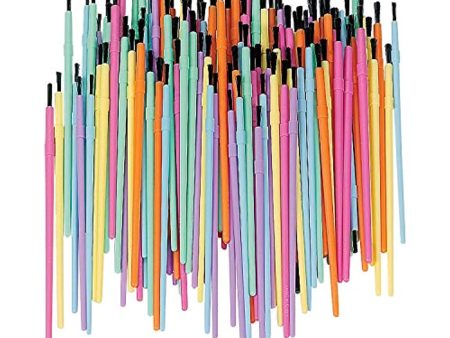 DAIKOYE Plastic Paint Brush Set (Bulk Set of 150 Brushes) Educational and Learning Activities for Kids on Sale