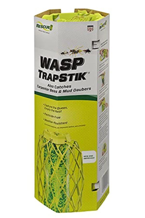 Whemoalus Wasp TrapStik — Also Traps Mud Daubers & Carpenter Bees - 2 Pack Online Hot Sale