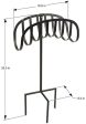 Uuuda  647 Manger Style Metal Garden Hose Stand, Holds 125-Feet of 5 8-Inch Hose - Black Sale