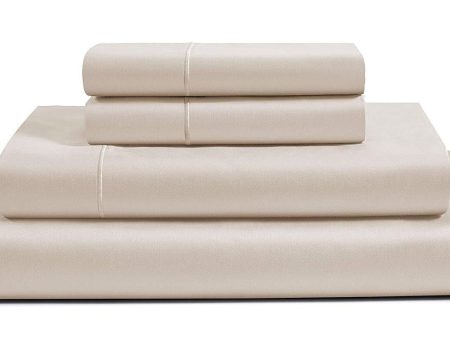 CHATEAU HOME COLLECTION 800-Thread-Count Egyptian Cotton Deep Pocket Sateen Weave Queen Sheet Set, White For Sale