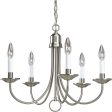 ZZCHML P4008-31 Five Light Chandeliers, 21-Inch Diameter x 16-Inch Height, Black Sale