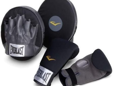 Everlast Boxing Fitness Kit, Black Grey Hot on Sale