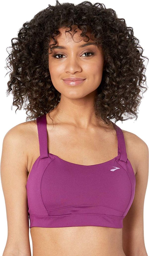 Brooks Women s Juno Cross Back Adjustable High-Impact Sports Bra | Moving Comfort Discount