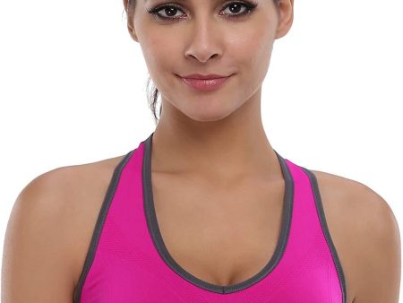 BAOMOSI Women s Seamless Racerback Sports Bra High Impact Support Yoga Gym Workout Fitness Online now