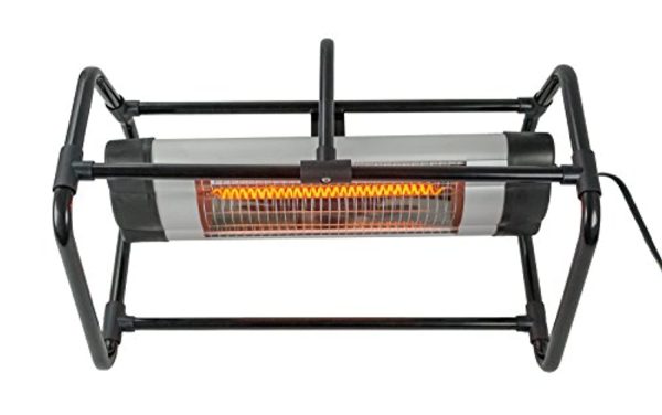 TRUSTECH  HIL-PHB-1500 Electric Heater with Ground Cage, 1500 Watts, Black Online now