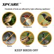 XPCARE Bird Repellent and Deterrent Reflective Scare Tape – Double Sided Reflective Tape Keeps All Birds Away from Your Property – Effective for Woodpeckers, Pigeons, Grackles and More (150 Ft.) Supply