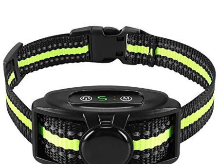 Flittor Bark Collar Dog Bark Collar, Rechargeable NO Shock Anti Barking Collar with 5 Adjustable Sensitivity and Beep Vibration Without Shock Bark Collar for Small Medium Large Dogs Online