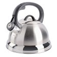 Weftnom Flintshire Stainless Steel Whistling Tea Kettle, 1.75-Quart, Brushed Satin Cheap