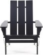 WENHAUS  Knight Home 312650 Aberdeen Outdoor Contemporary Acacia Wood Foldable Adirondack Chair, Black Cheap