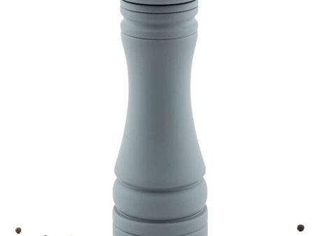 WOSBO 7.5-IN Classic French Pepper Mill: Perfect for Restaurants, Cafes, and Catered Events - Adjustable Coarseness Pepper Grinder - Matte Gray Environment-Friendly Rubberwood - 1-CT Fashion