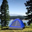 Wakeman  2 Person Tent – Rain Fly & Carrying Bag – Lightweight Dome Tents for Kids or Adults – Camping, Backpacking, and Hiking Gear by Wakeman Outdoors (Blue), (l) 77” x (w) 57” x (h) 40” Hot on Sale