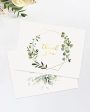 VEEYOL 100 Gold Foil Greenery Thank You Cards with Envelopes, Watercolor Foliage Thank You Notes For Wedding, Baby Shower, Graduation, Bridal, Business, Anniversary Online