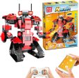 Anysun STEM Building Blocks Robot, Remote and APP Controlled Robot Creative Toys Educational Building Kits Intelligent Rechargeable Construction Building Robot Learning Toy Gift for Boys Girls Hot on Sale