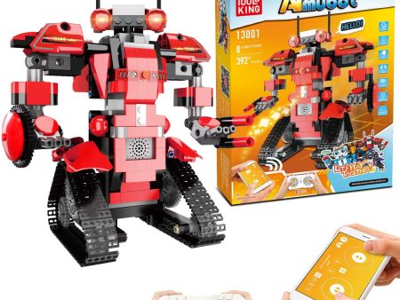 Anysun STEM Building Blocks Robot, Remote and APP Controlled Robot Creative Toys Educational Building Kits Intelligent Rechargeable Construction Building Robot Learning Toy Gift for Boys Girls Hot on Sale