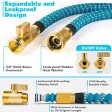 Unywarse 100ft Garden Hose Expandable Water Hose, Expanding Garden Pipe with 10 Function Zinc Nozzle, Solid Brass Fittings, Extra Strength Fabric, Lightweight Flexible Yard Hose for Watering Online Hot Sale