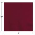 V PLUS Burgundy Red Beverage Paper Napkins, DAA Fashion