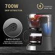 Gevi Coffee Maker, 5 Cups Small Programmable Coffee Machine with Reusable Filter, Keep Warm Function and Auto Shut-Off, 750ml, Grey Online Hot Sale