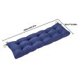 Snow keychain Indoor Outdoor Bench Cushion,Patio Seat Cushions for Benches,Garden Bench Cushion,Porch Swing Seating Pad,Loveseat Cushion,Replacement Seat Pads for Lounger Garden Furniture Metal Wooden Bench(Navy) on Sale