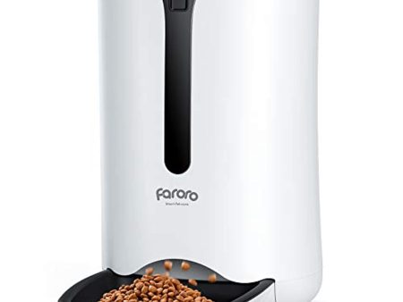 Faroro 7L Automatic Cat Feeder Dog and Cat Food Dispenser with Programmable Timer, Portion Control and Distribution Alarms for 4 Meals Per Day For Sale