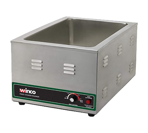 Winco FW-S600 Electric Food Cooker Warmer, 1500-watt,Stainless Steel,Medium Cheap