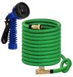 Vezane  50 FT Expandable Flexible Garden Hose, Kink Proof, Triple Core Latex, 3 4 in Brass Fittings with Spray Nozzle. Cheap