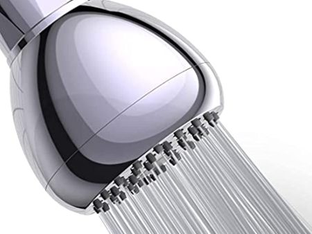 WASSA High Pressure Shower Head - 3 Inch Anti-leak Fixed Showerhead - Angle-adjustable Metal Swivel Ball Joint (Chrome Finish) on Sale