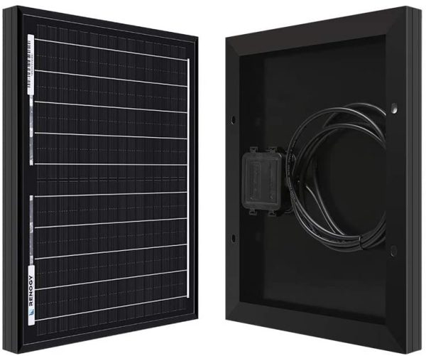 UYODM 10 Watt 12 Volt Monocrystalline Solar Panel, 10W (Compact Design) Online now