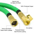 Vezane  50 FT Expandable Flexible Garden Hose, Kink Proof, Triple Core Latex, 3 4 in Brass Fittings with Spray Nozzle. Cheap