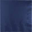 V PLUS  250-Count Touch of Color 3-Ply Paper Dinner Napkins, Navy Blue Sale