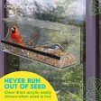 Wild Birds of Joy Gray Bunny Deluxe Clear Window Bird Feeder with Extra-Strong Suction Cups - Outdoor Bird Feeder with Drain Holes, Removable Tray, Large Seed Capacity, & Rubber Perch! Online