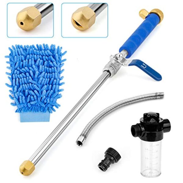 Yoobure Hydro Jet High Pressure Power Washer Gun, Pressure Power Hose Nozzle Washer Wand Nozzle Glass Window Cleaning Sprayer for Car Home Garden Washing on Sale