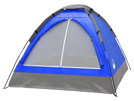 Wakeman  2 Person Tent – Rain Fly & Carrying Bag – Lightweight Dome Tents for Kids or Adults – Camping, Backpacking, and Hiking Gear by Wakeman Outdoors (Blue), (l) 77” x (w) 57” x (h) 40” Hot on Sale