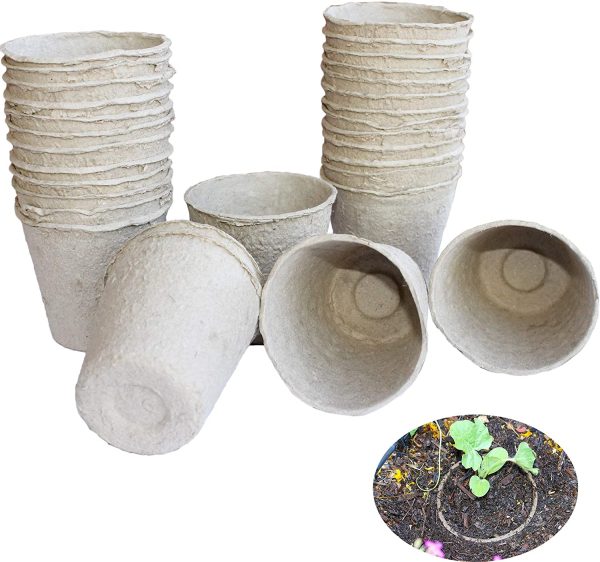 Liteus Pots, Seed Starting Planters, Seed Starter Cups, Seed Germinating Plant Nursery Pots (30 Pieces) Sale