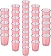 UltraOutlet 36 Packs Gold Votive Candle Holders in Bulk Mercury Glass Candle Holder Set Tealight Candle Holders for Weddings, Bridal Showers, Birthday Parties, Home and Table Centerpieces Supply