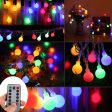 WERTIOO 33ft 100 LEDs Battery Operated String Lights Globe Fairy Lights with Remote Control for Outdoor Indoor Bedroom,Garden,Christmas Tree[8 Modes,Timer ] (Warm White) Discount